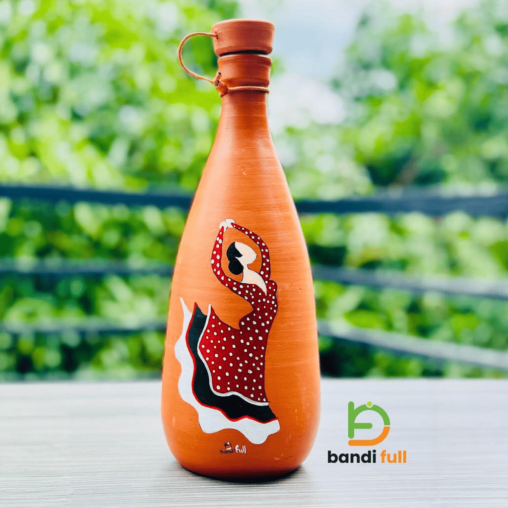 HANDGEMACHTE TONFLASCHE